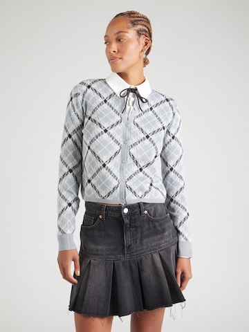 Monki Strickjacke in Grau: Vorderseite