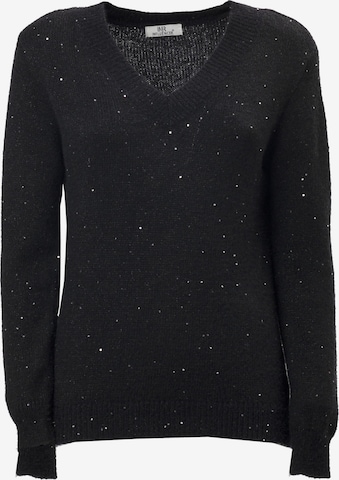 Influencer Pullover in Schwarz: predná strana