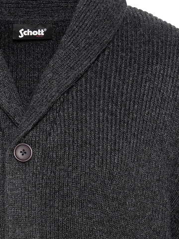 Vestes en maille Schott NYC en gris
