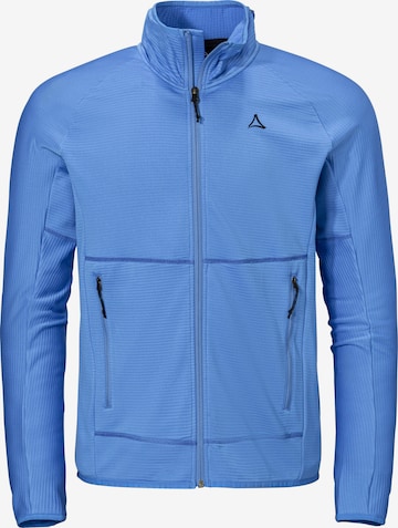 Schöffel Funktionele fleece-jas in Blauw: voorkant