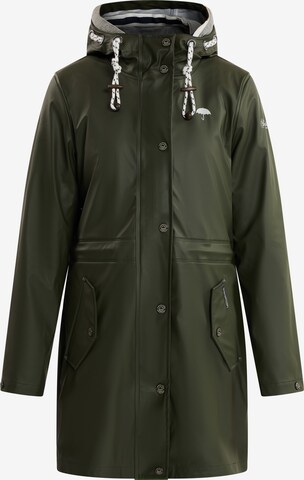 Schmuddelwedda Raincoat in Green: front