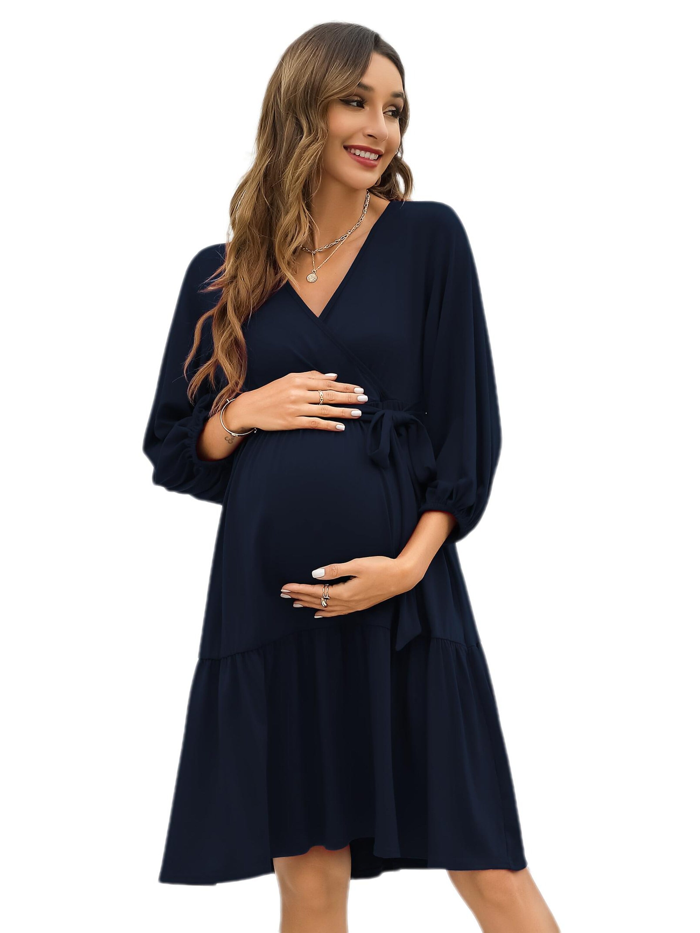 Yesfashion Dress in Blue: front
