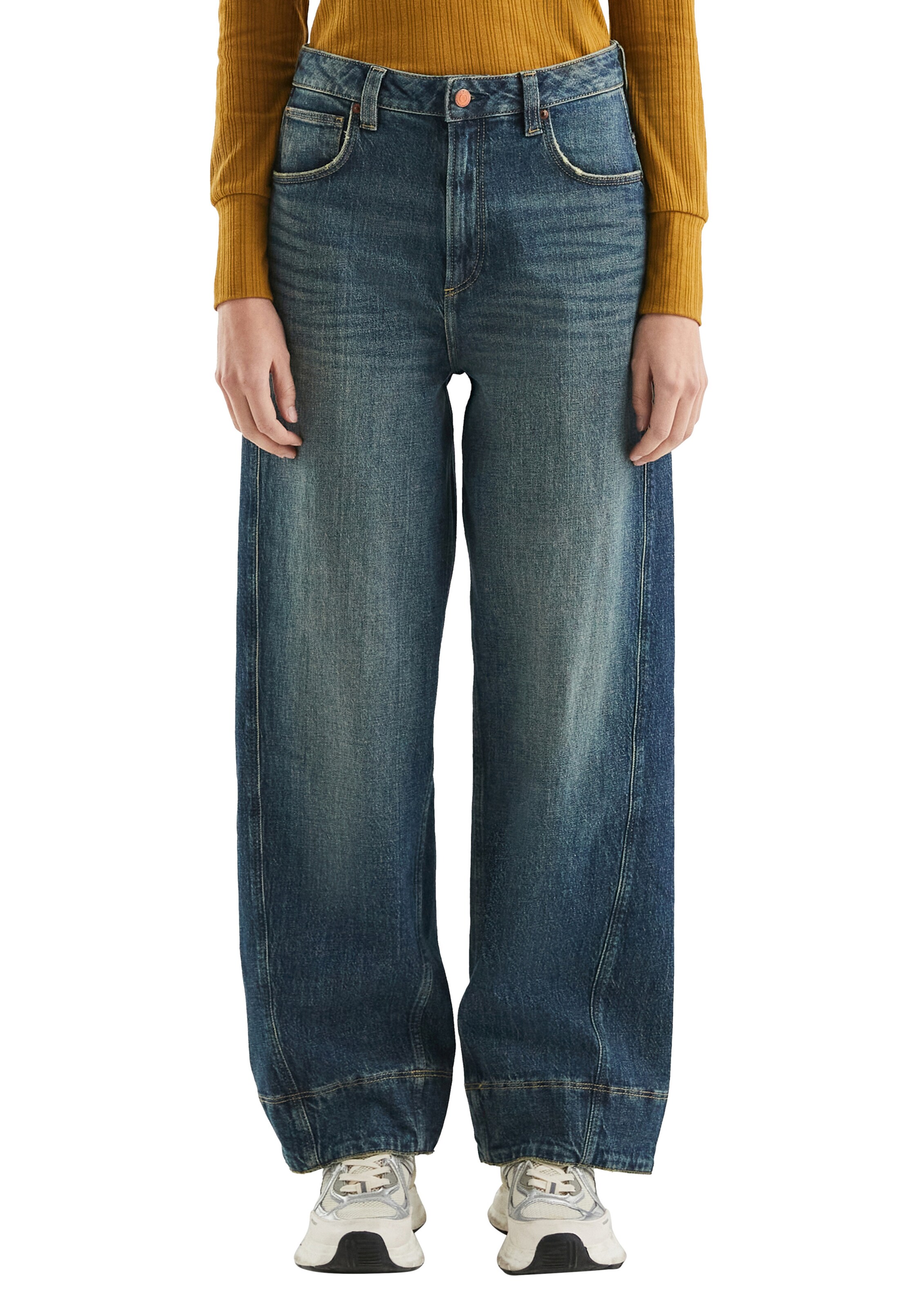 Regular Jean QS en bleu : devant