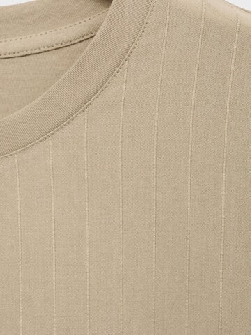 MANGO T-shirt 'VOLI' i brun