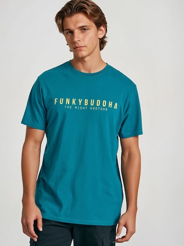 Funky Buddha Póló - zöld: elől
