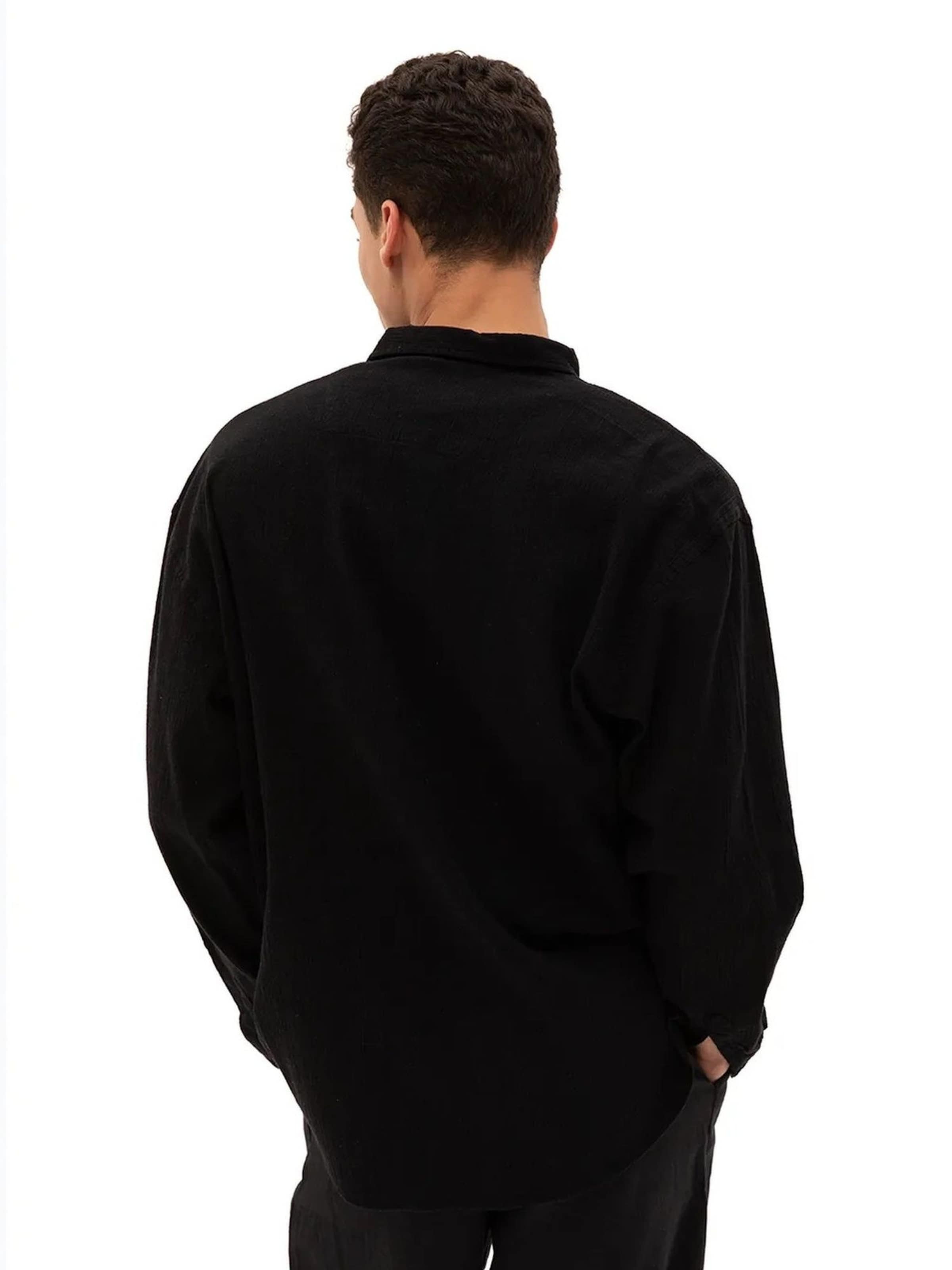 Giesto - Comfort Fit Camisa em preto