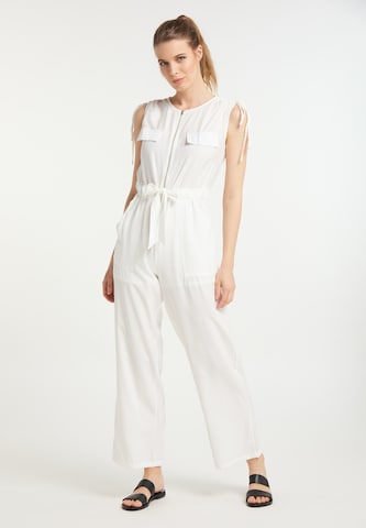 Tuta jumpsuit di usha BLUE LABEL in bianco: frontale