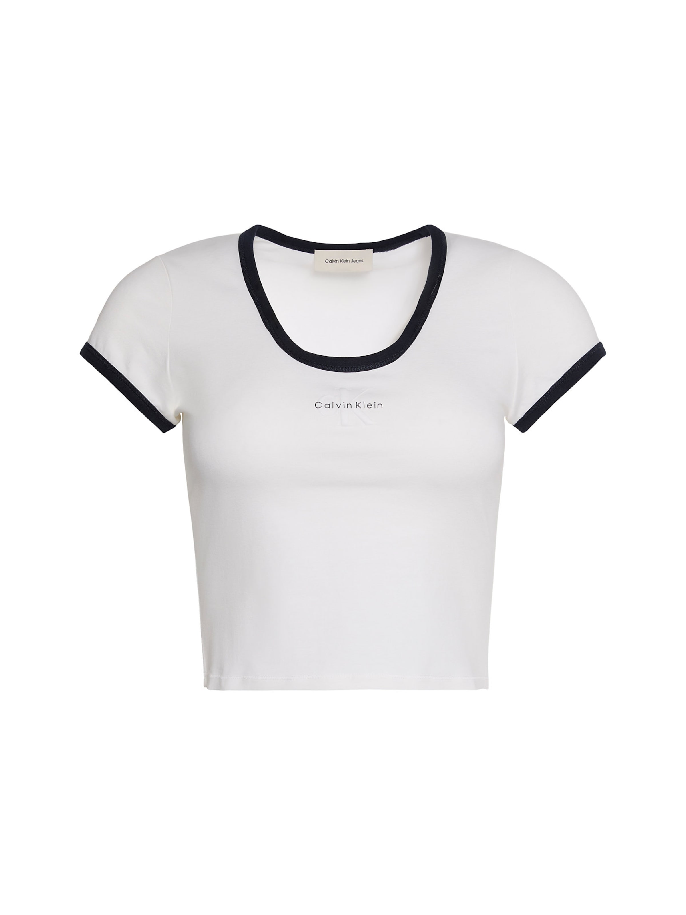 Calvin Klein Jeans Shirt in White: front