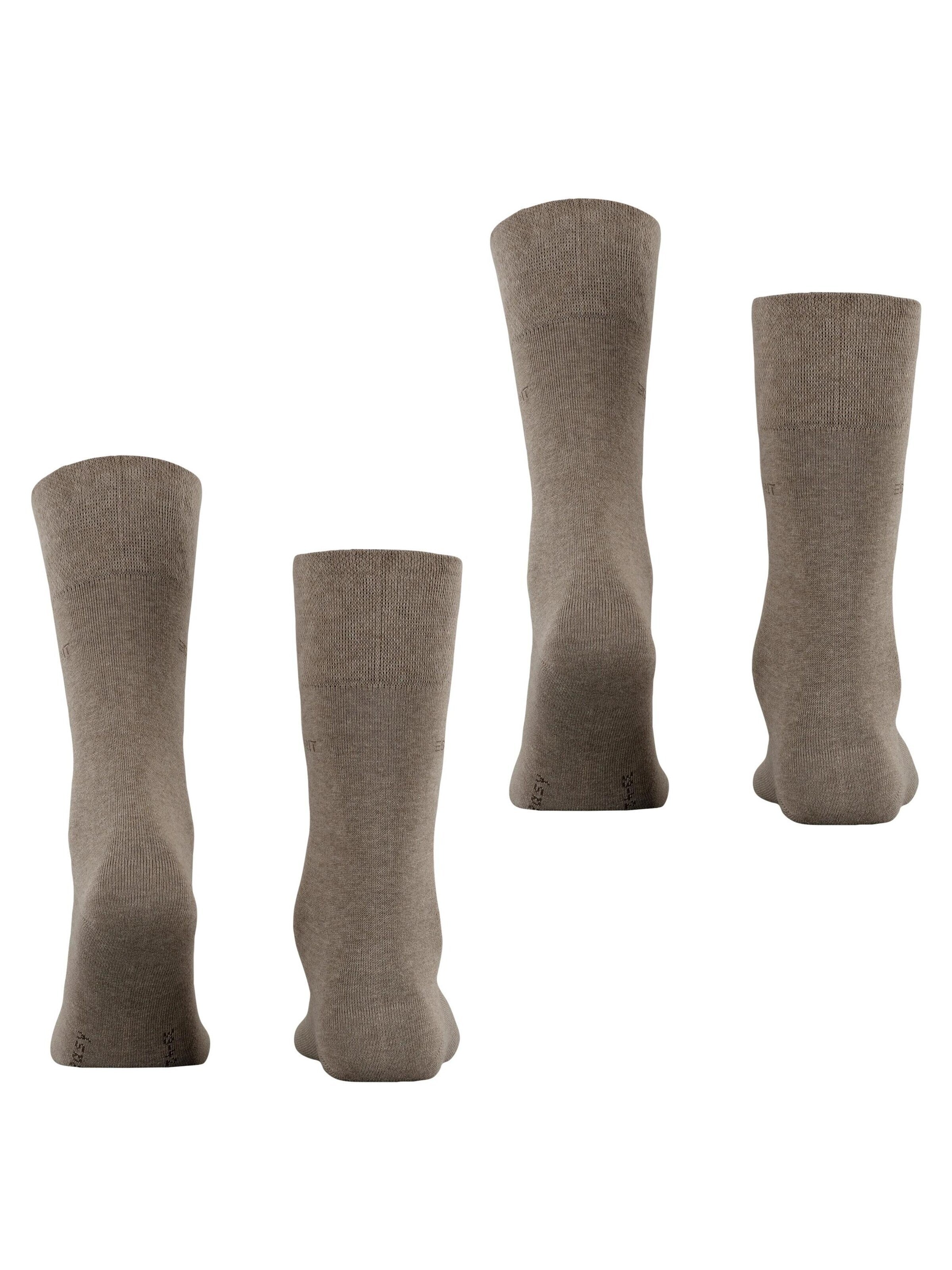 ESPRIT Socks 'Basic Easy 2-Pack' in Brown