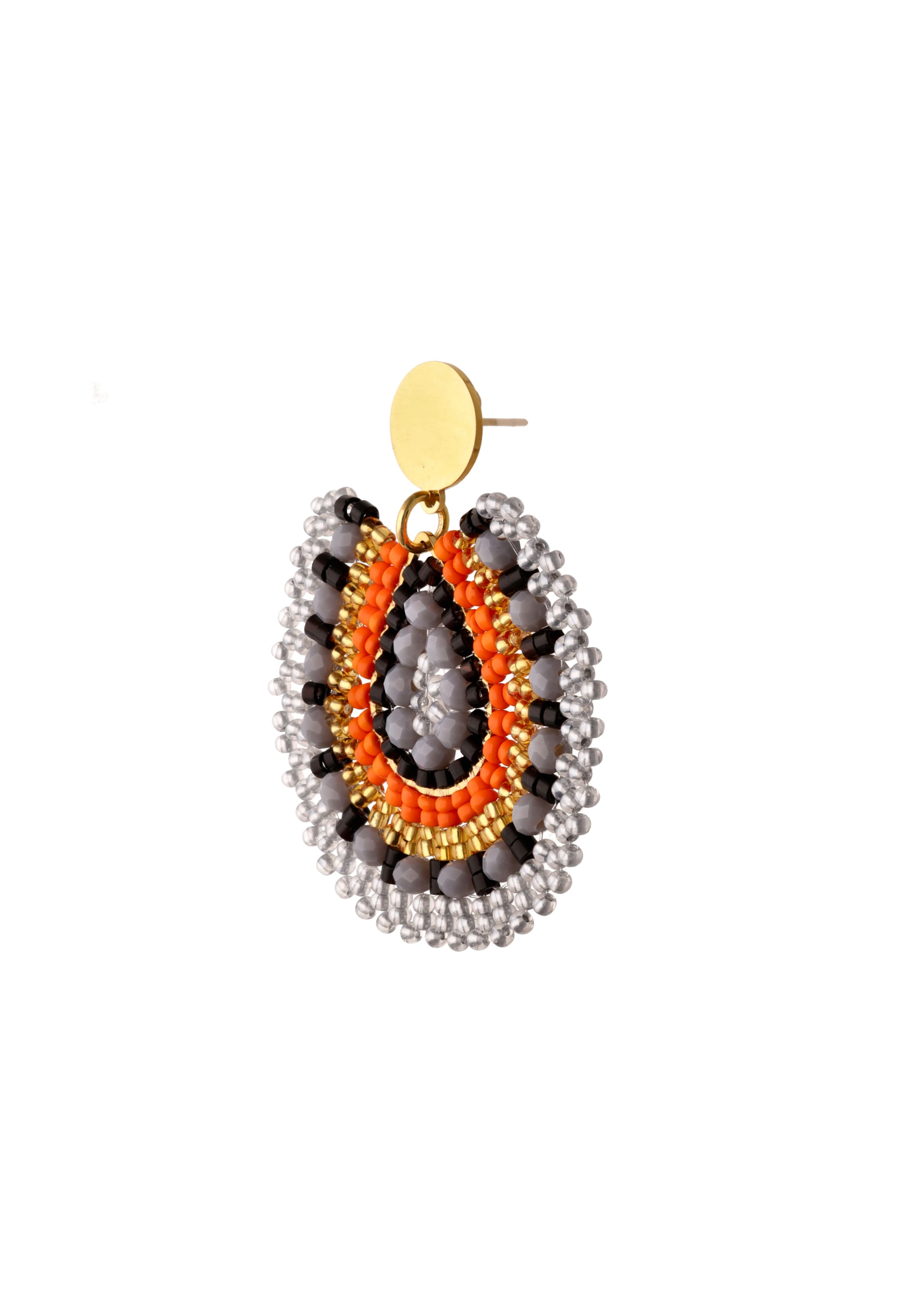 Boucles d'oreilles IZIA en orange