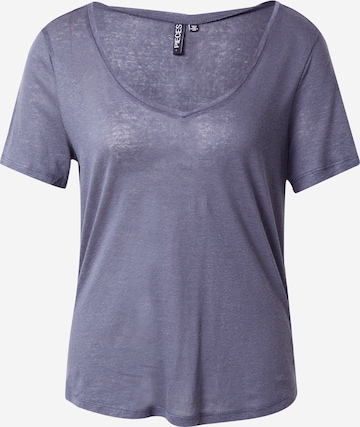 PIECES Shirt 'Phoebe' in Blauw: voorkant