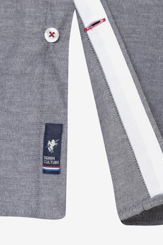 DENIM CULTURE Regular fit Button Up Shirt 'EDIZ' in Grey
