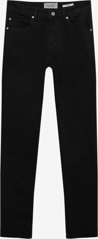 Pull&Bear Skinny Jeans in Zwart: voorkant