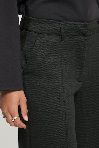 ICHI Wide leg Trousers 'KATE' in Black