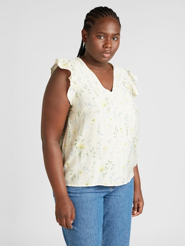 Vero Moda Curve Bluse 'JOSIE' i beige: forside