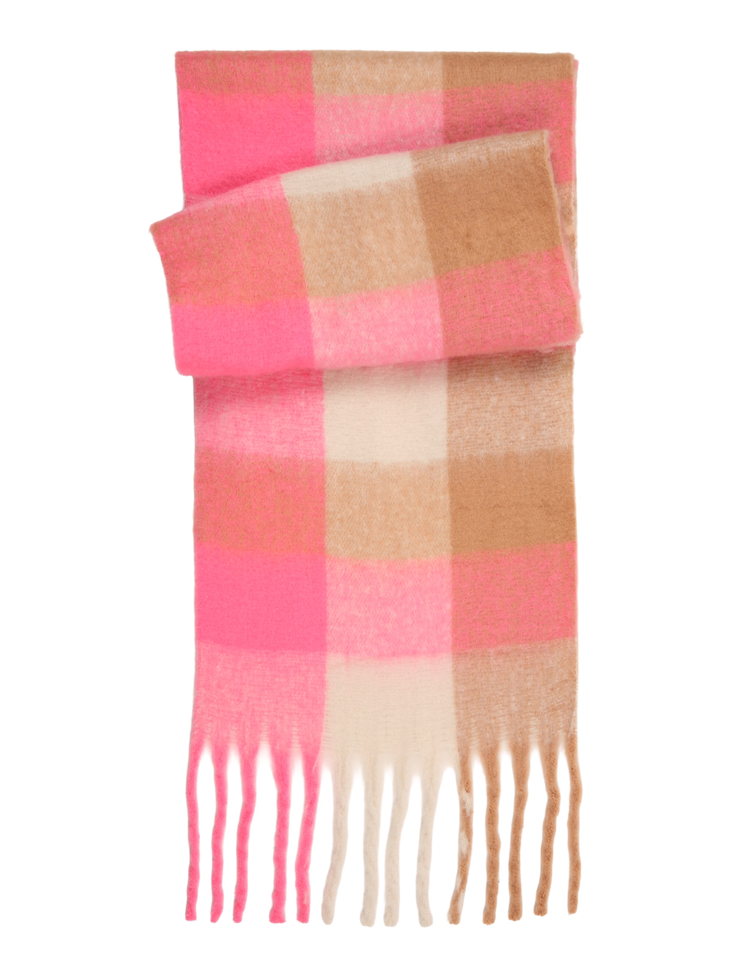 studioselect Schals in One Size in beige / pink / weiß, Produktansicht