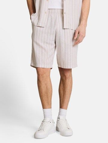 TOM TAILOR DENIM Loose fit Trousers in Grey: front