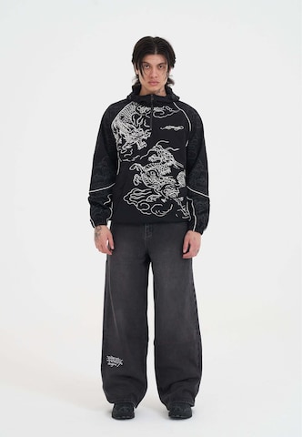 Ed HardyPrijelazna jakna 'Battle Dragon' - crna boja