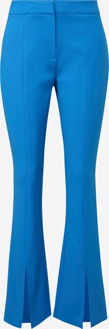 comma casual identity Flared Broek in Blauw: voorkant