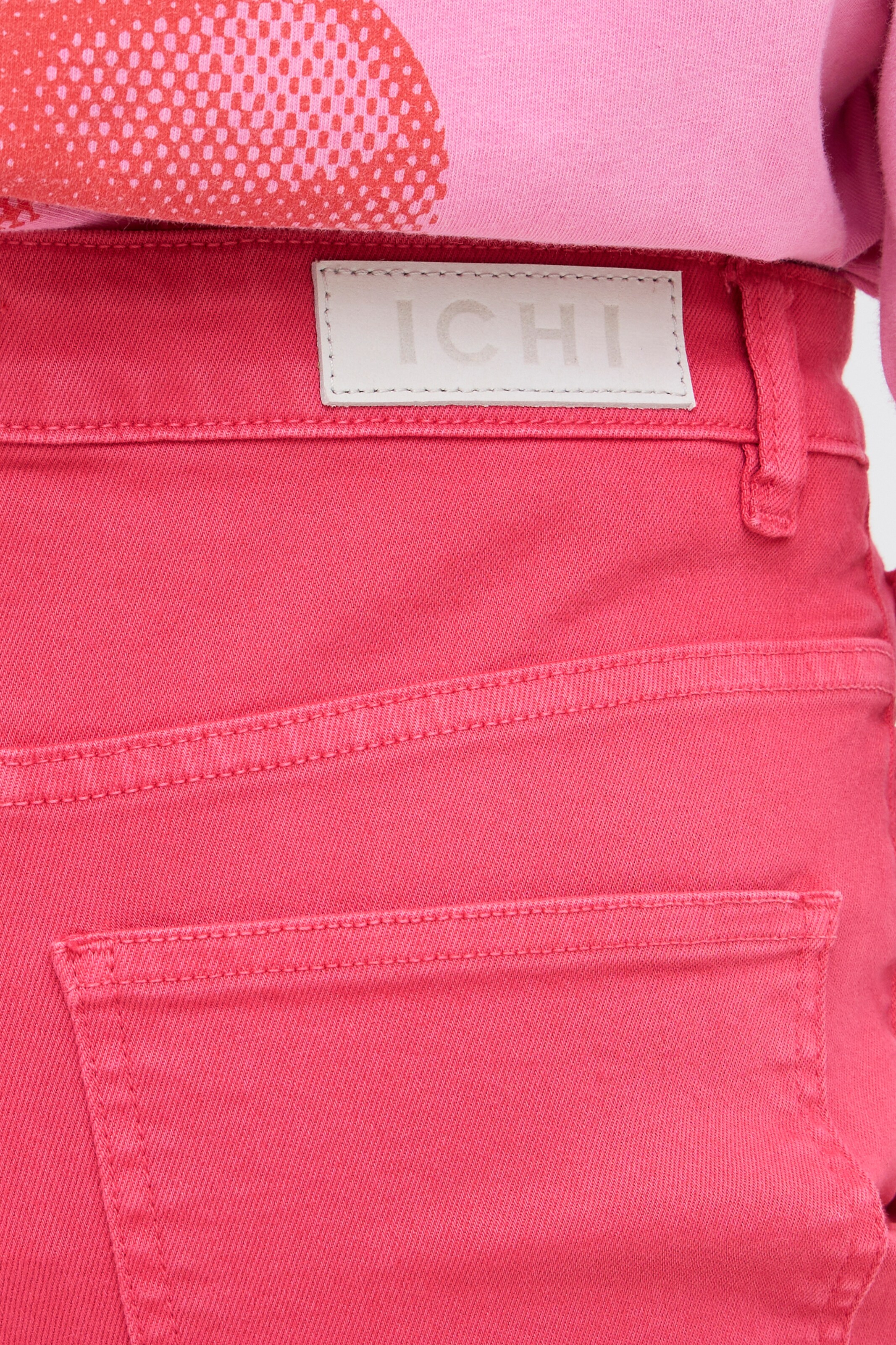 ICHI Regular Jeans 'ZIGGY ' in Pink