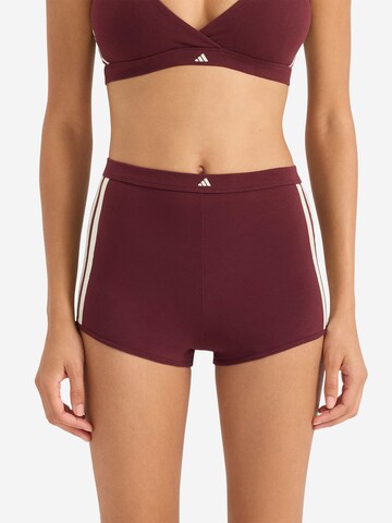 Culotte ' Sport Active Essentials Cotton 3 Stripes ' ADIDAS SPORTSWEAR en rouge : devant