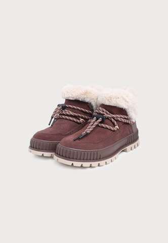 Boots 'PALLASHOCK' Palladium en marron : devant