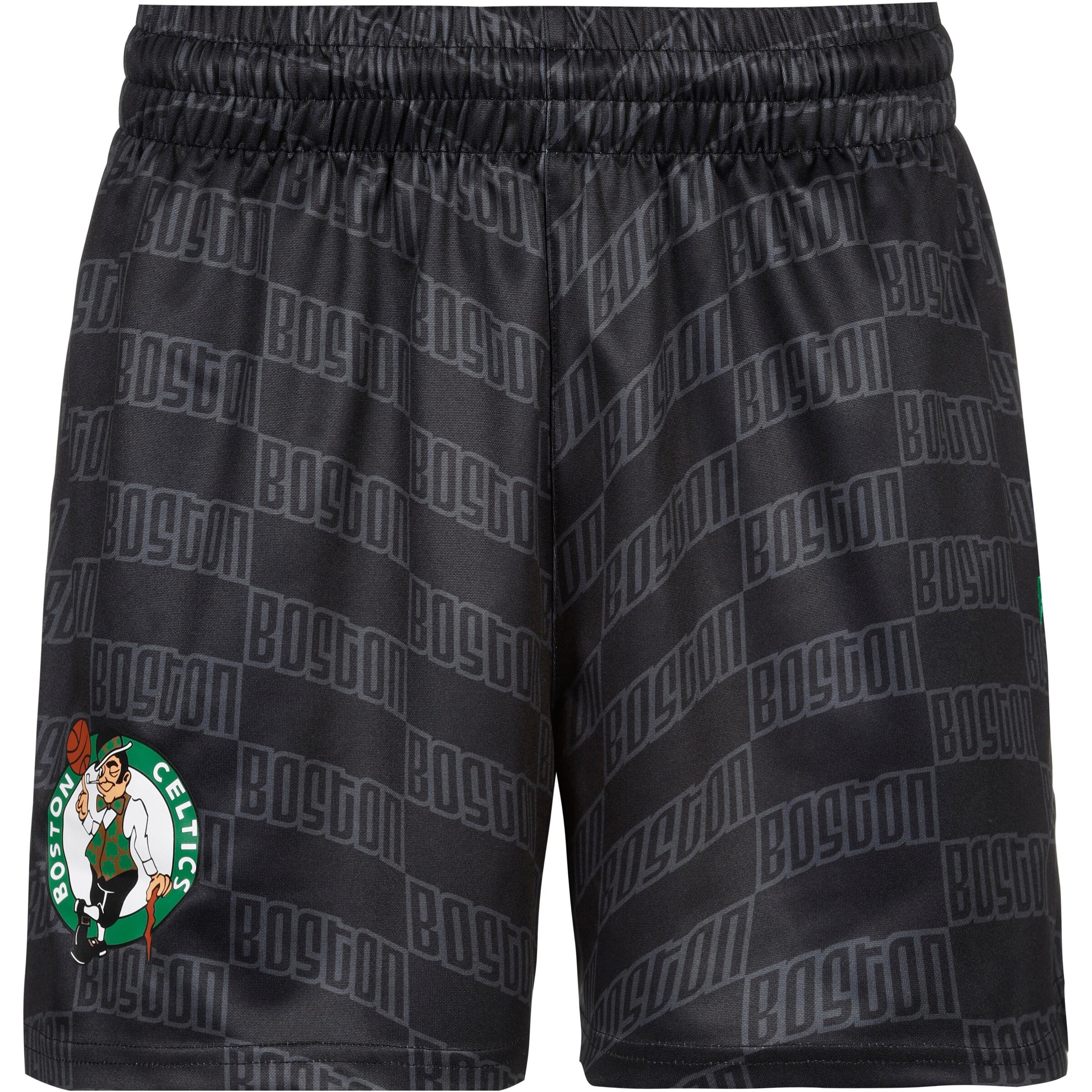 NEW ERA Loose fit Workout Pants 'Boston Celtics' in Black: front