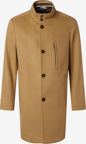 BOSS Black Between-Seasons Coat 'H-Hyde-Standup-224' in Beige: front