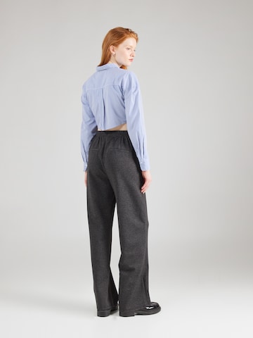 PIECES Regular Trousers 'FALOUA' in Grey