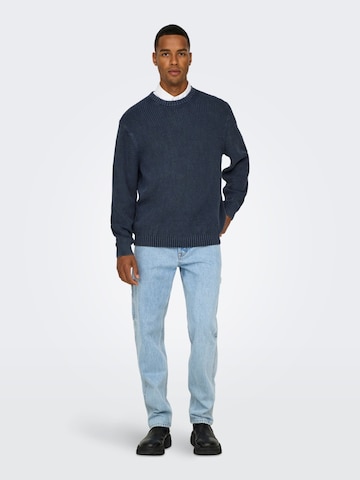Only & Sons Trui '22031545' in Blauw