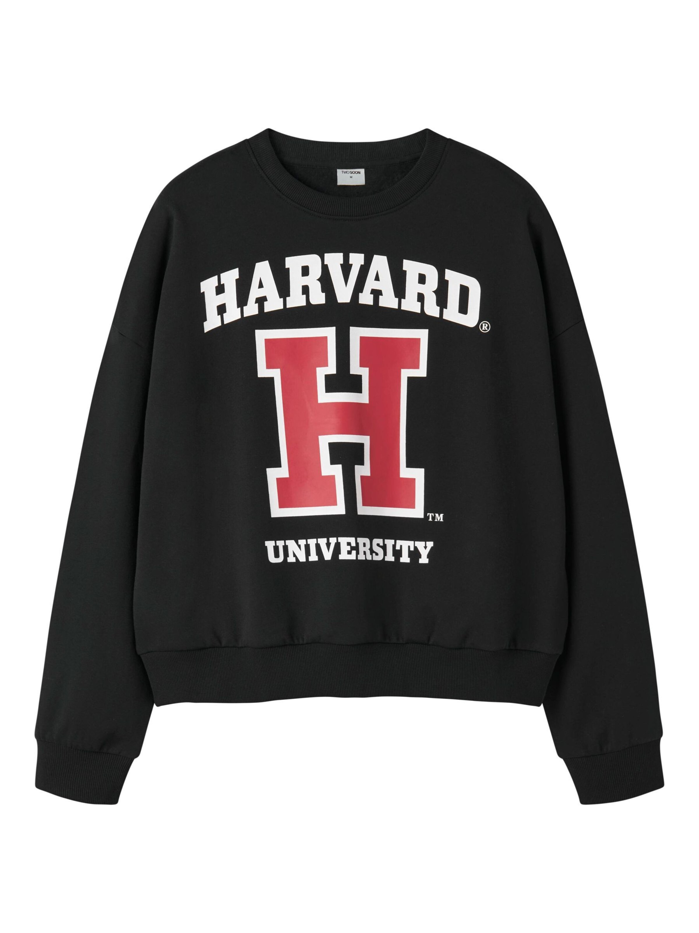 TWO SOON Sweatshirt in Black: front
