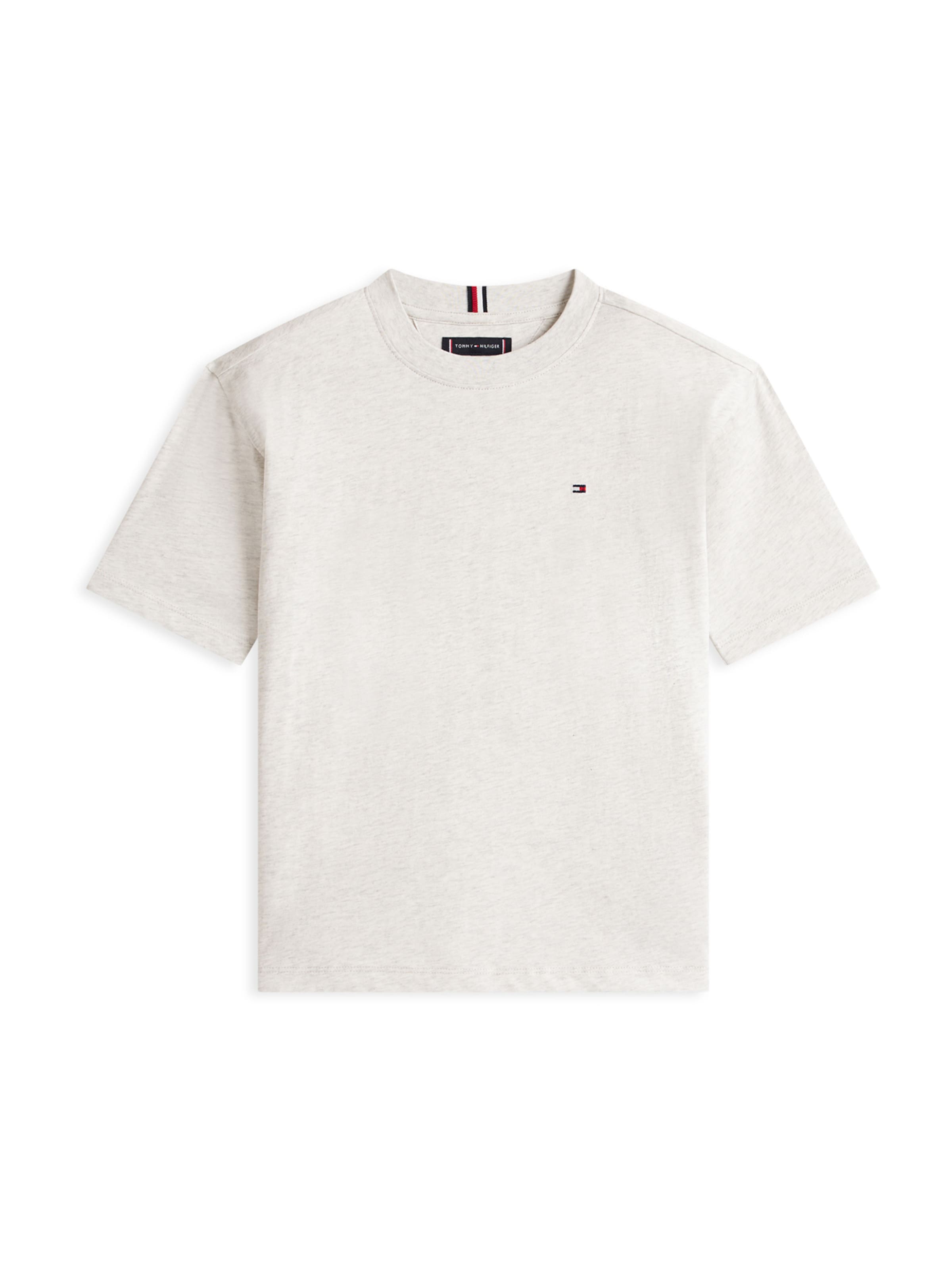 TOMMY HILFIGER Tričko 'ESSENTIAL' – šedá: přední strana