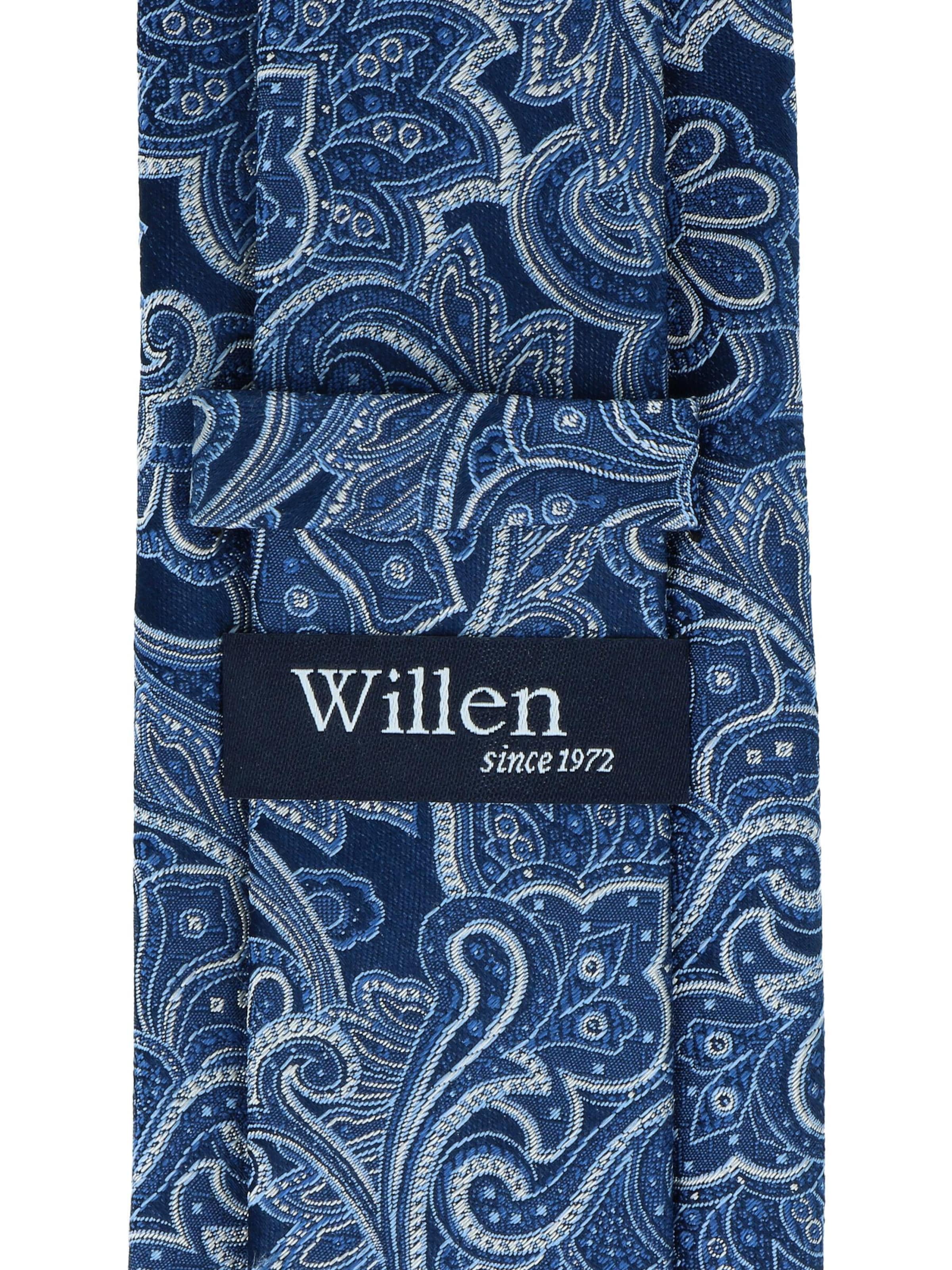 WILLEN Krawatte 'Marine'‌‌‌‌ in Blau