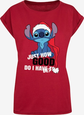 T-shirt 'Lilo And Stitch - Just How Good' ABSOLUTE CULT en rouge : devant