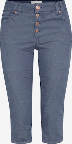 PULZ Jeans Broek 'ROSITA' in Blauw: voorkant