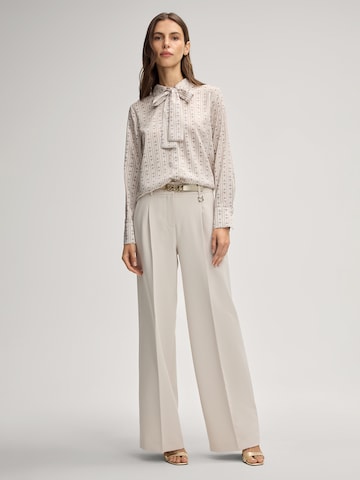 JOOP! Regular Pleat-front trousers 'Paris' in Beige