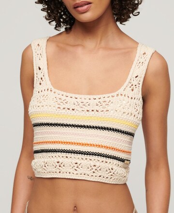 Tops en tricot Superdry en beige