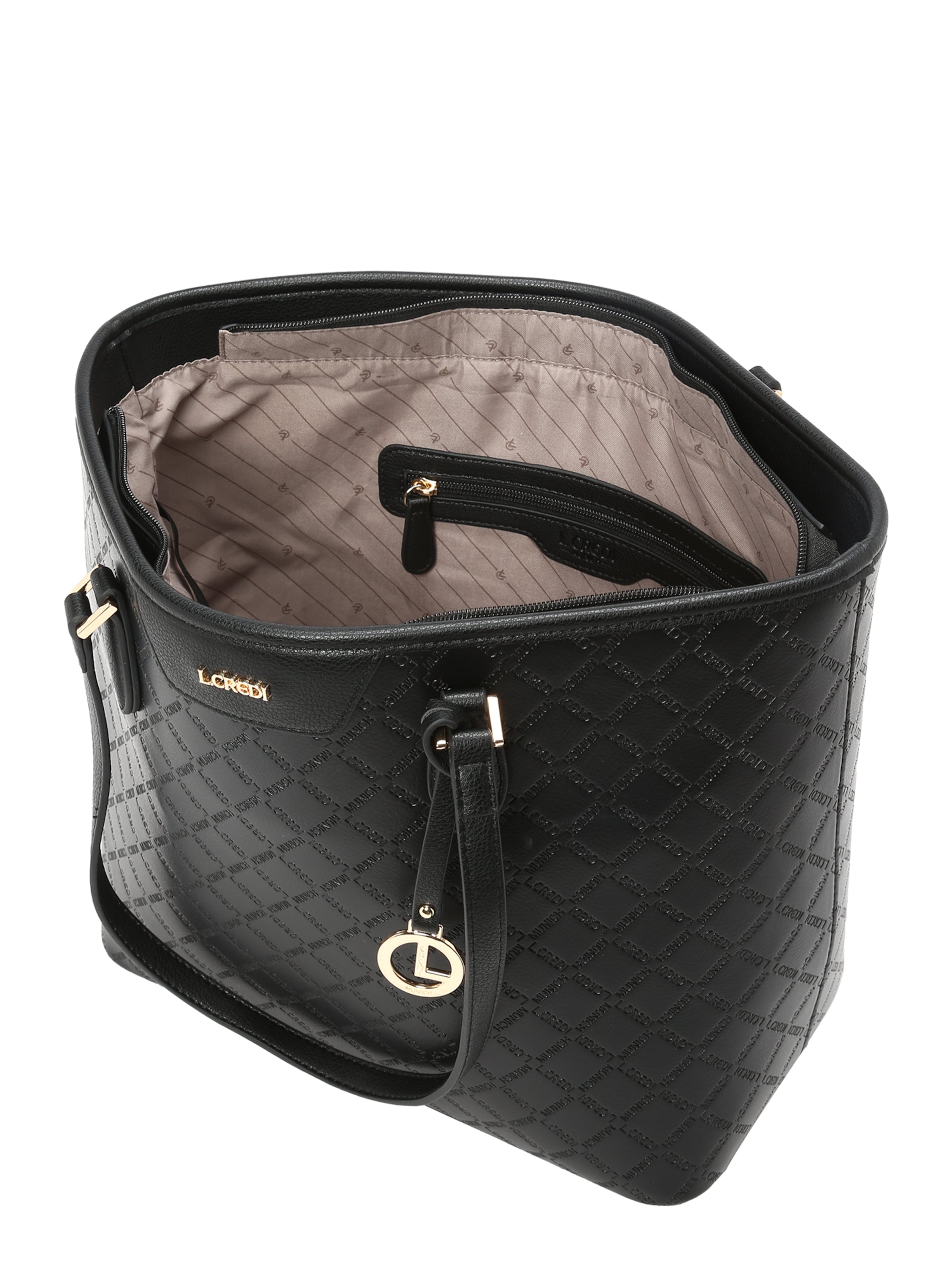 Cabas 'Filiberta' L.CREDI en noir