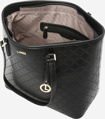 L.CREDI Shopper 'Filiberta' in Schwarz