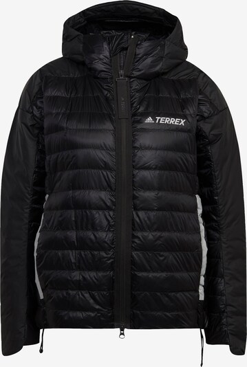 adidas Terrex Outdoor Jacket 'Myshelter' in Grey / Black / White, Item view