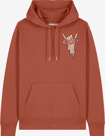 Sweat-shirt 'Skateboard' Watapparel en marron : devant