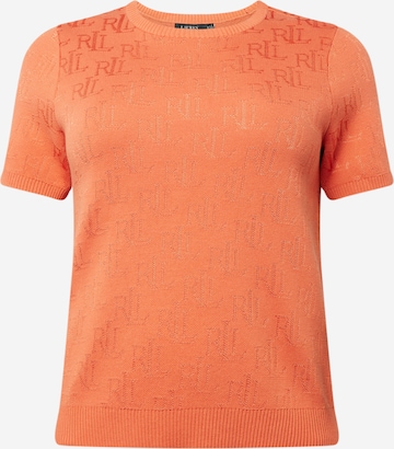 Pullover 'JAMYZAH' di Lauren Ralph Lauren Plus in arancione: frontale