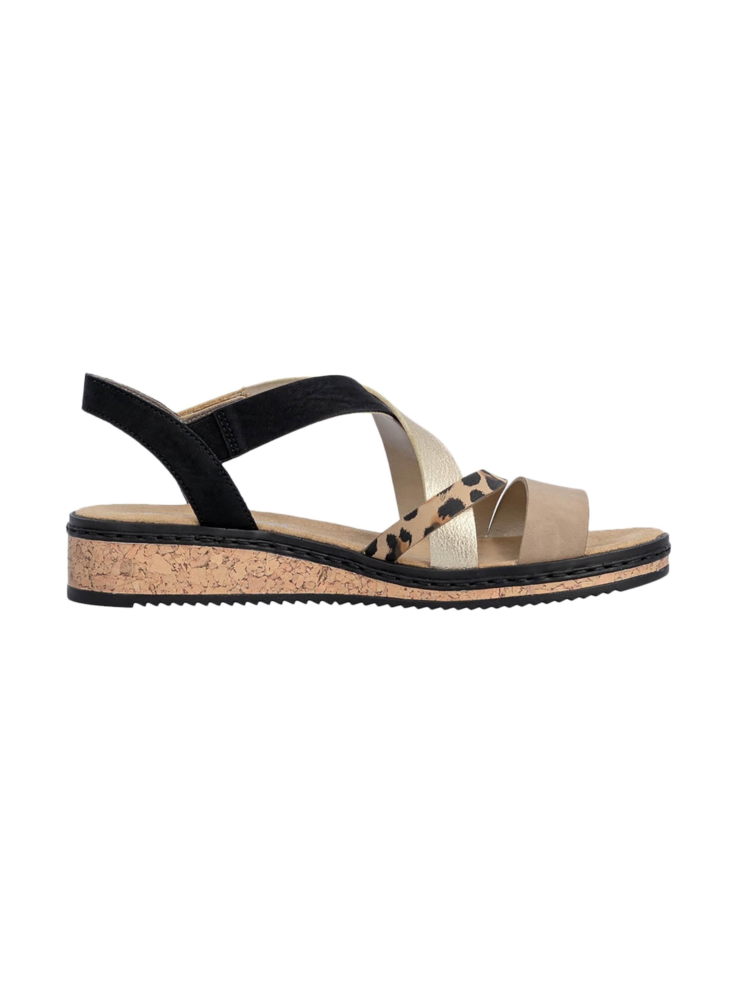 Sandalo di Rieker in nero