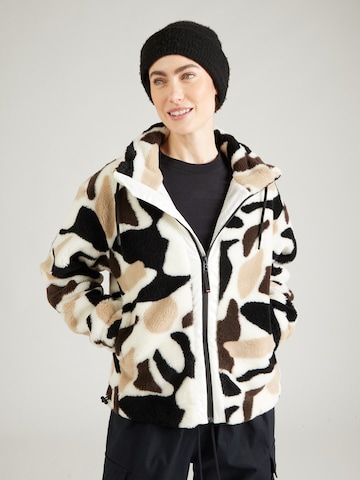 Bogner Fire + Ice Athletic fleece jacket 'NINETTA3' in White: front