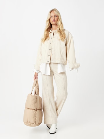 Regular Pantalon à plis 'Chiara' MAC en beige
