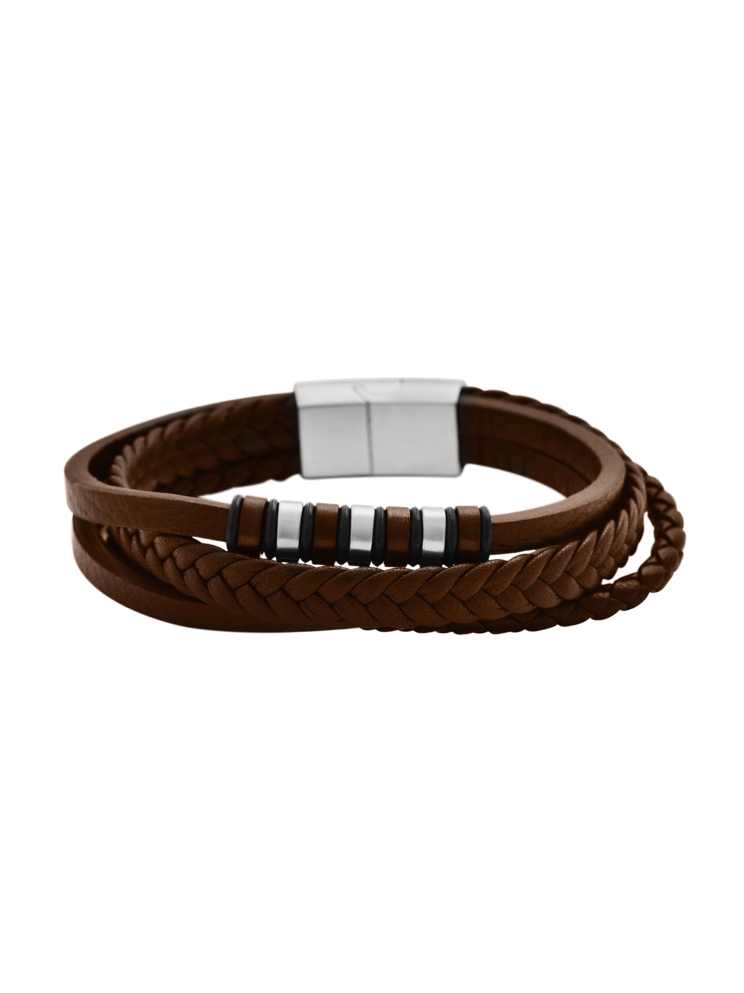 Akzent Bracelet 'Girum' in Brown