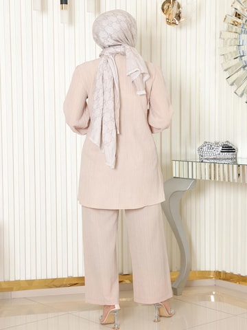 MODAMIHRAM Kostuum in Beige