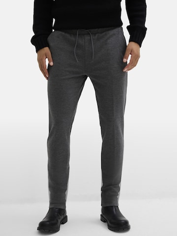 Coupe slim Pantalon bonprix en gris : devant