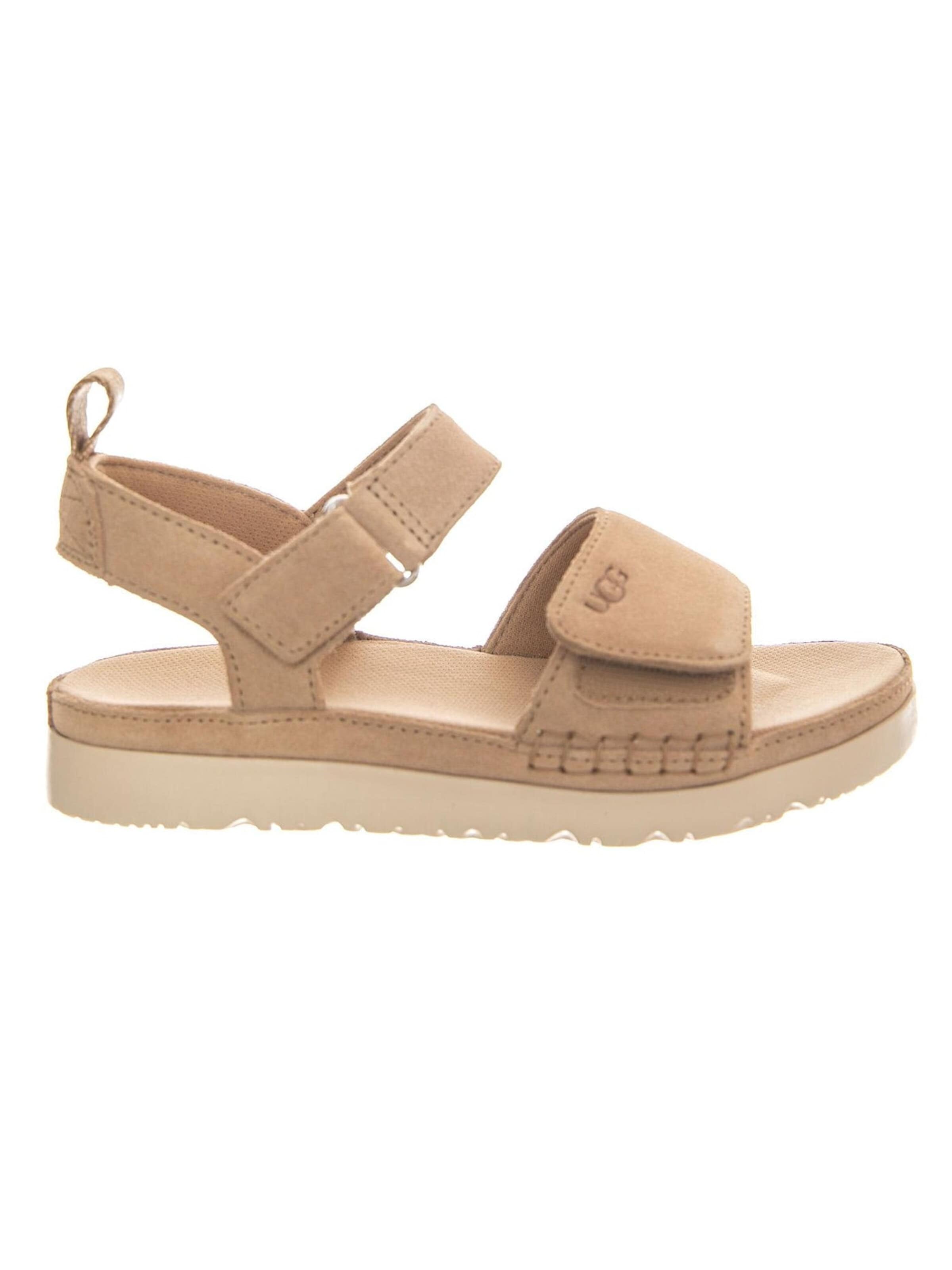 UGG Sandal 'K GOLDENSTAR SAND' in Beige: front