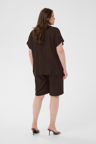 KAFFE CURVE Блузка 'KCmille' в Коричневый